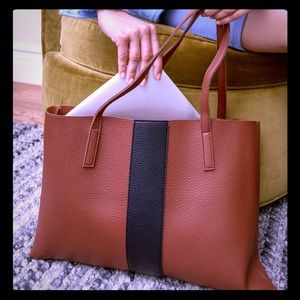 NWOT Vince Camuto Vegan Leather Tote Bag